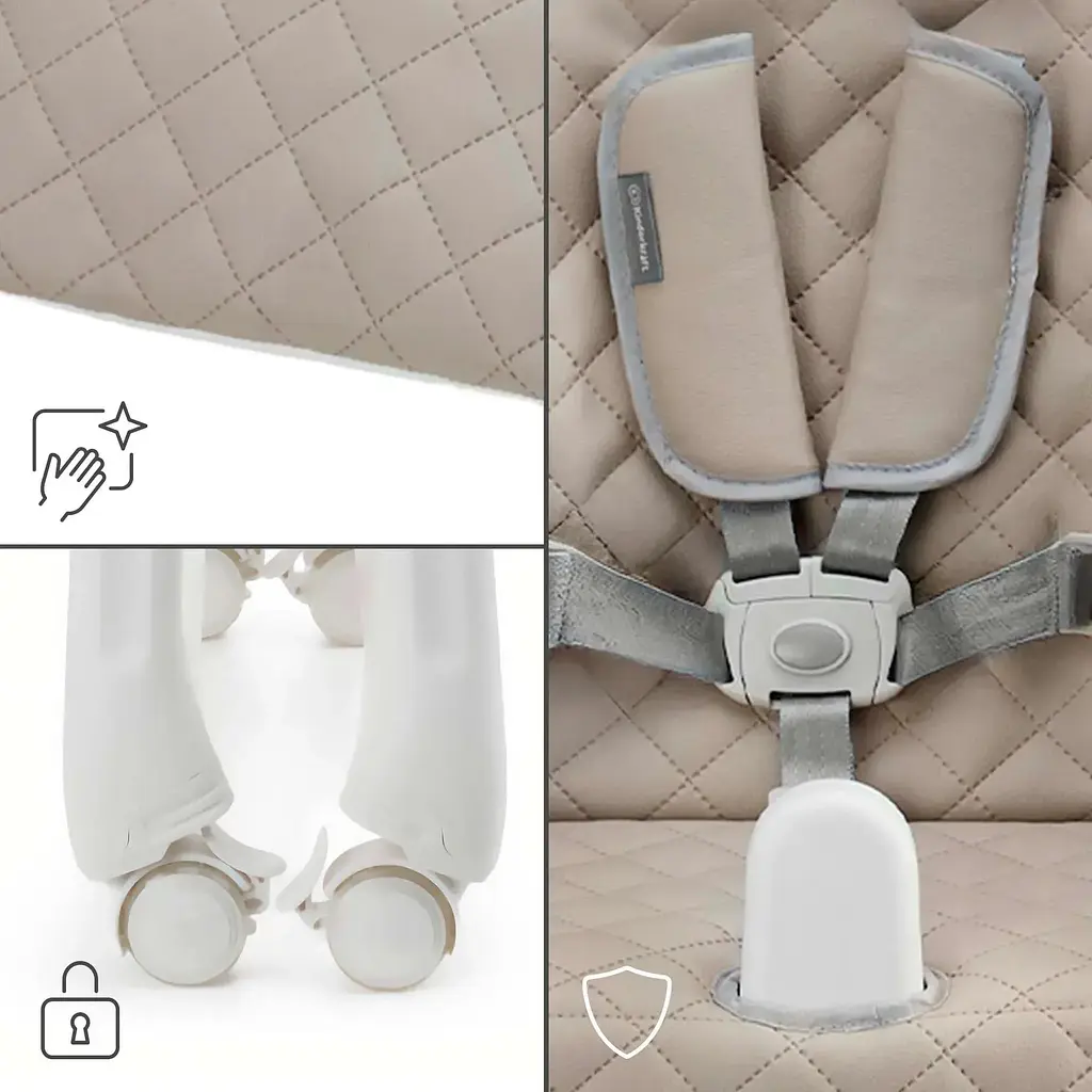 Стільчик для годування Kinderkraft Tulo Beige (KHTULO00BEG0000) - фото 9