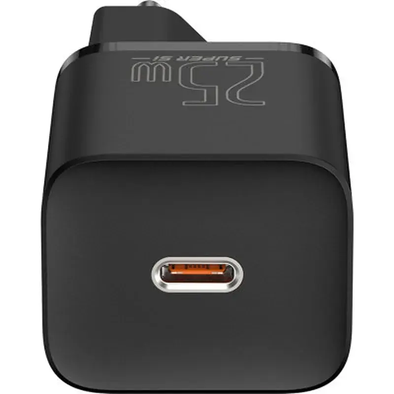 Зарядний пристрій Baseus 1xUSB 25W (USB-C) + Cable Type-C black (TZCCSUP-L01) - фото 4
