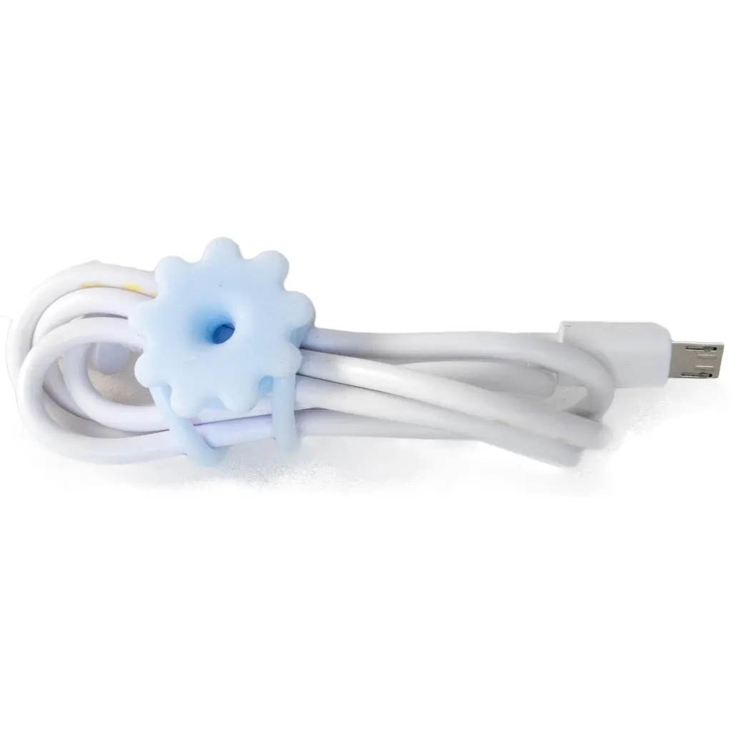 Тримач для кабелю Extradigital CC-973 Cable Clips, Blue (KBC1805) - фото 2