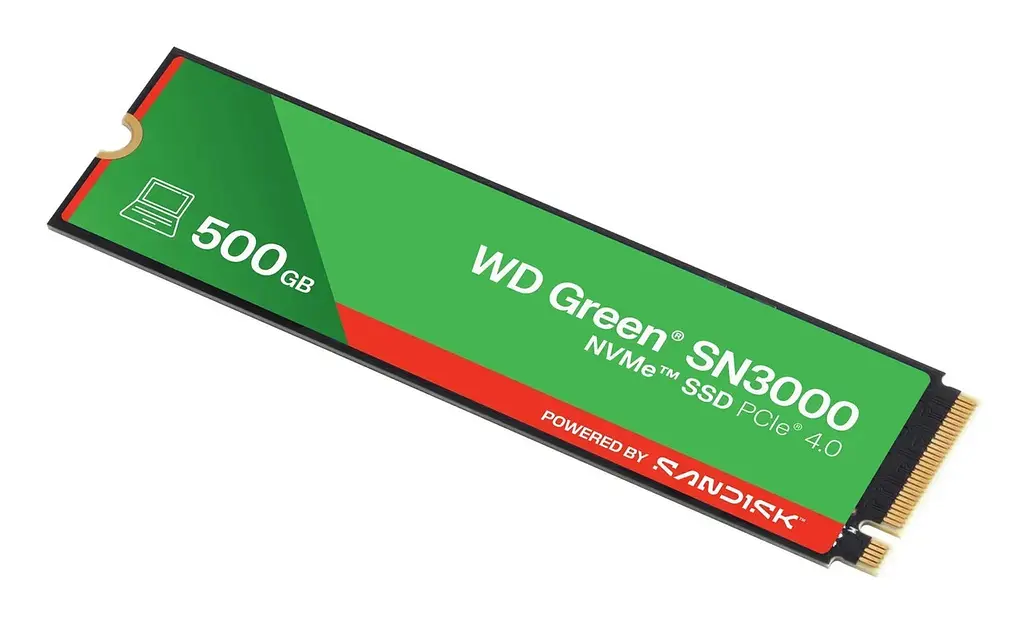 Накопичувач SSD SANDISK GRN SN3000 500GB G4 M.2 NVME (WDS500G4G0E) - фото 2
