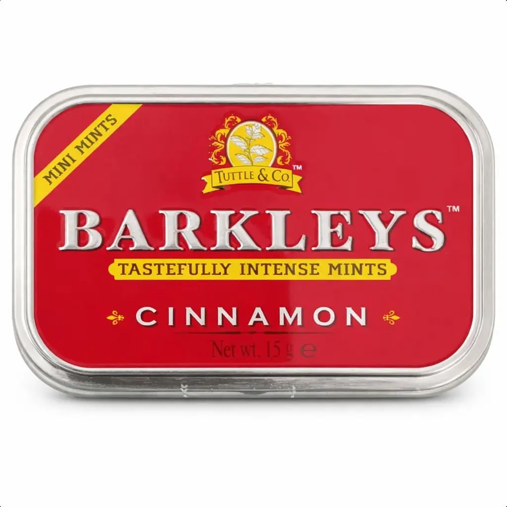 Льодяники Barkleys Tastefully Intense Mints Cinnamon 15г