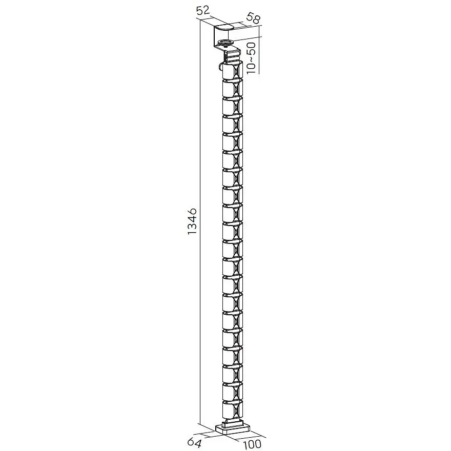 Органайзер для кабелю OfficePro Black (CM730B) - фото 5