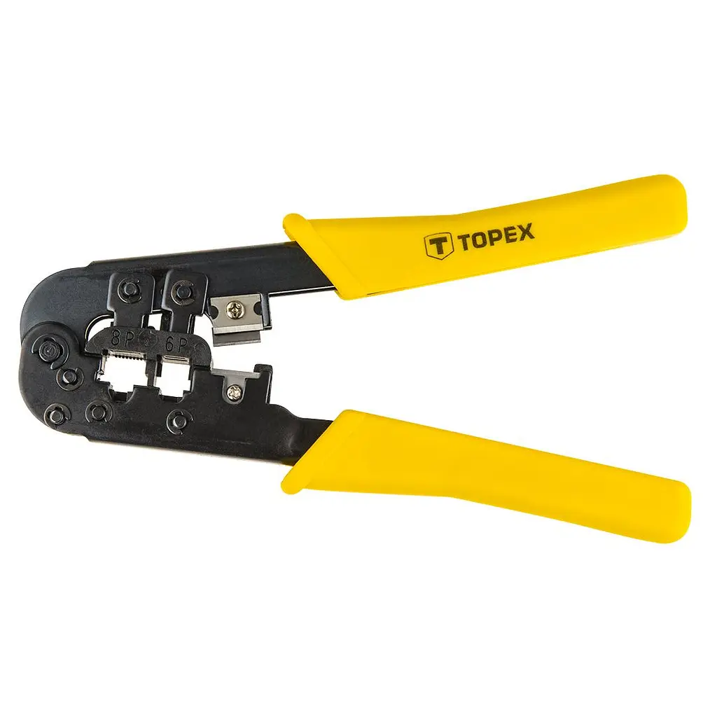 Клещи обжимные для обжима наконечников 6P 8P Topex hoz0012943 - фото 2
