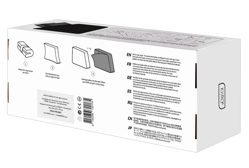 Kiiroo Keon Pillow and Strap - Подушка-підставка з ременем для мастурбатора - фото 4