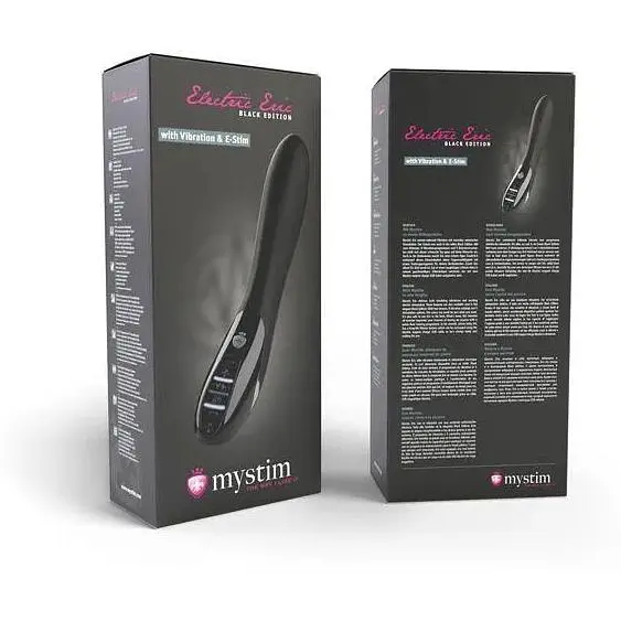 Вибратор с электростимуляцией Mystim Electric Eric eStim Black миостимулятор - фото 9
