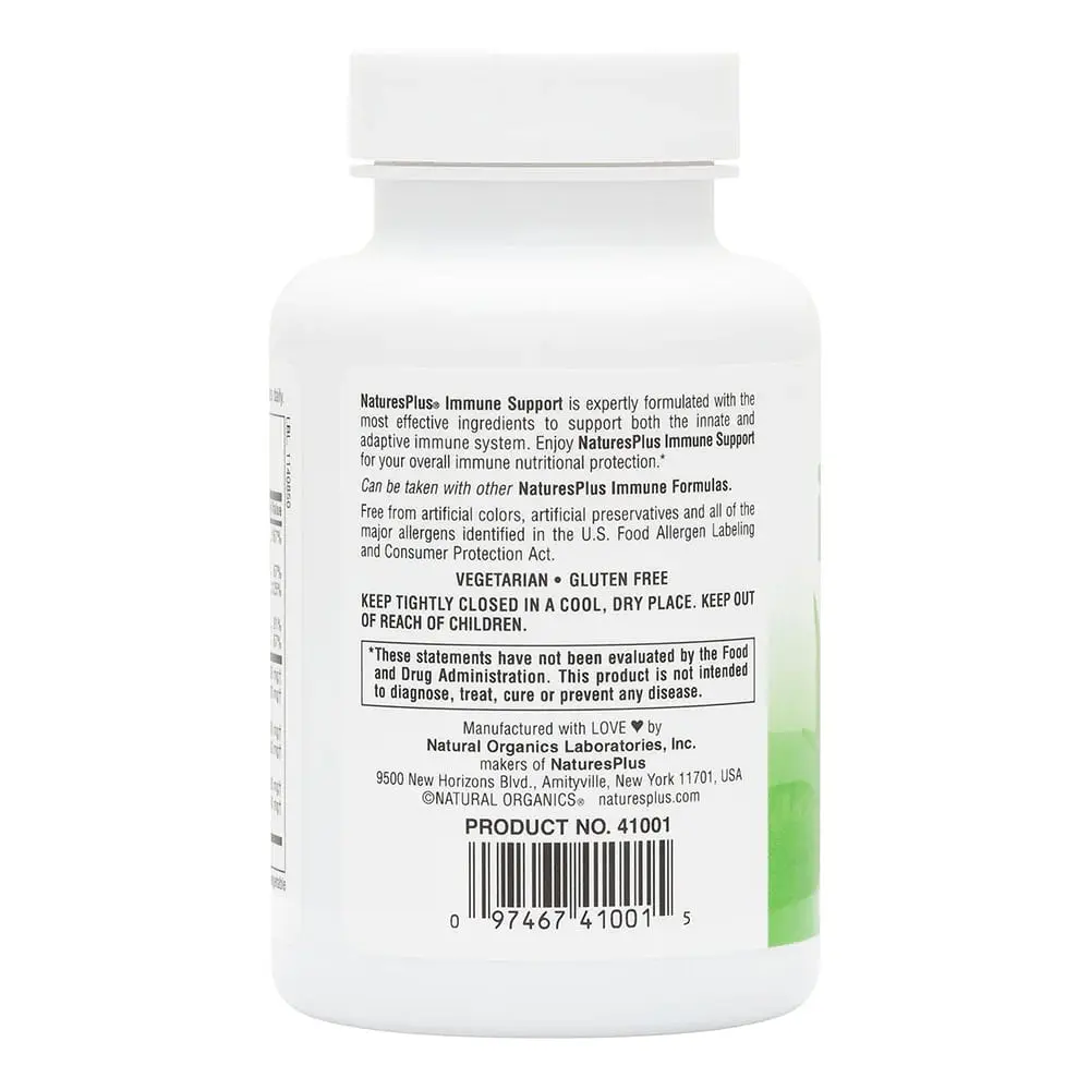 Витамины и минералы Natures Plus Immune Support 60 таблеток - фото 3