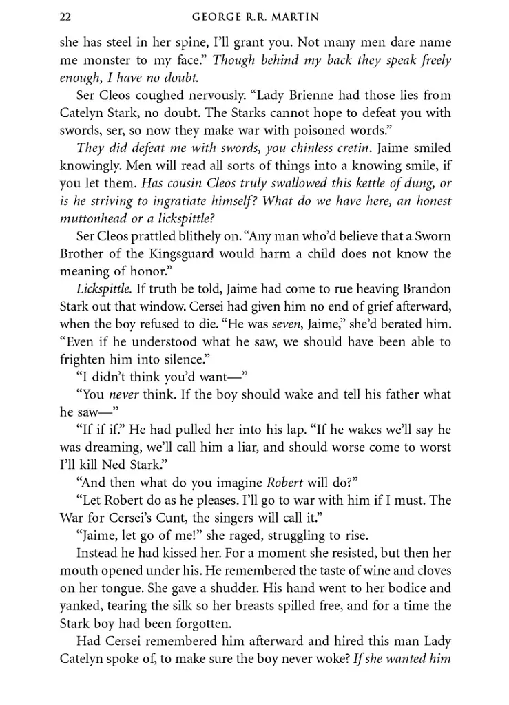 A Storm of Swords: Part 1 Steel and Snow. A Song of Ice and Fire. Book 3 - Джордж Р. Р. Мартін - фото 6