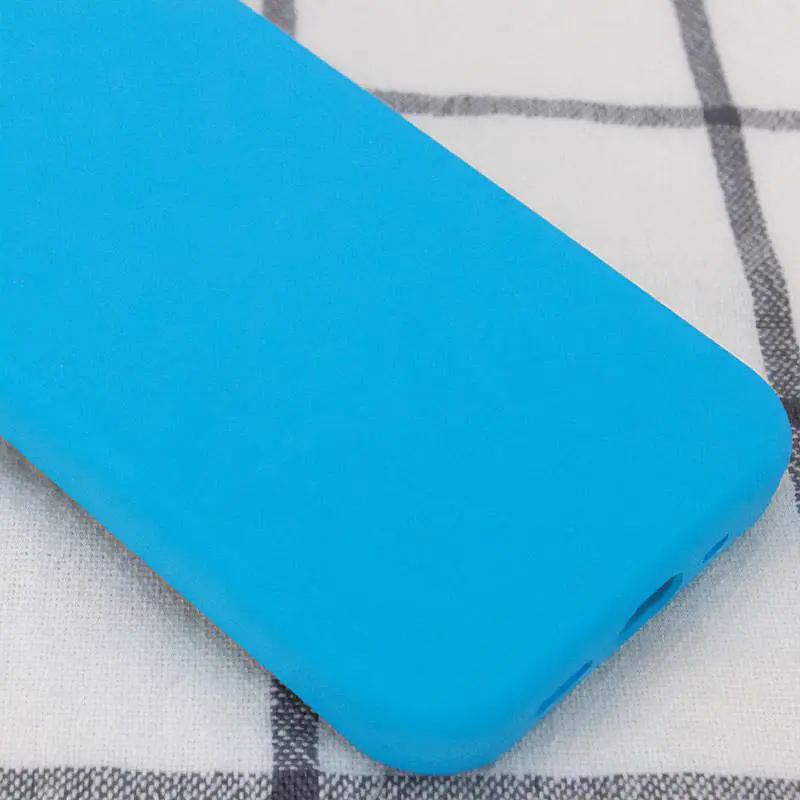 Чохол Silicone Case Full Protective (AA) NO LOGO для Apple iPhone X / XS (5.8) Блакитний / Blue - фото 2