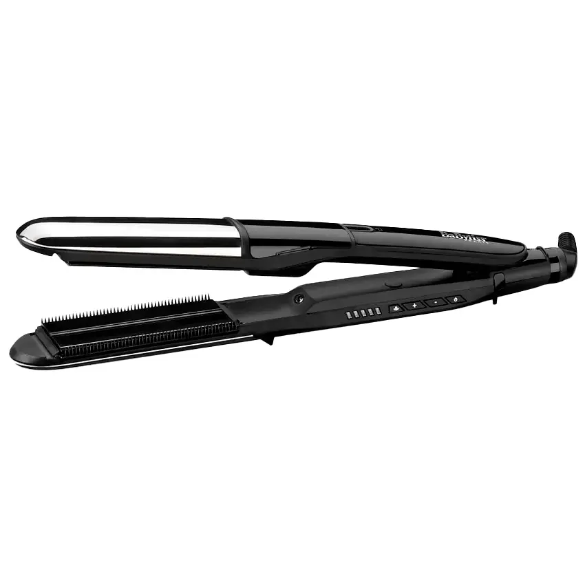 Випрямляч BaByliss Steam Mist чорно-сріблястий (ST496E) - фото 2