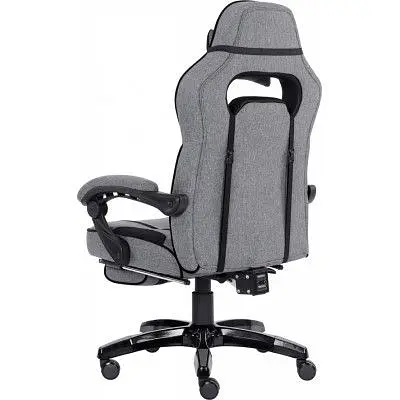 Крісло ігрове GT Racer X-2749-1 Gray/Black Suede (X-2749-1 Fabric Gray/Black Suede) - фото 4