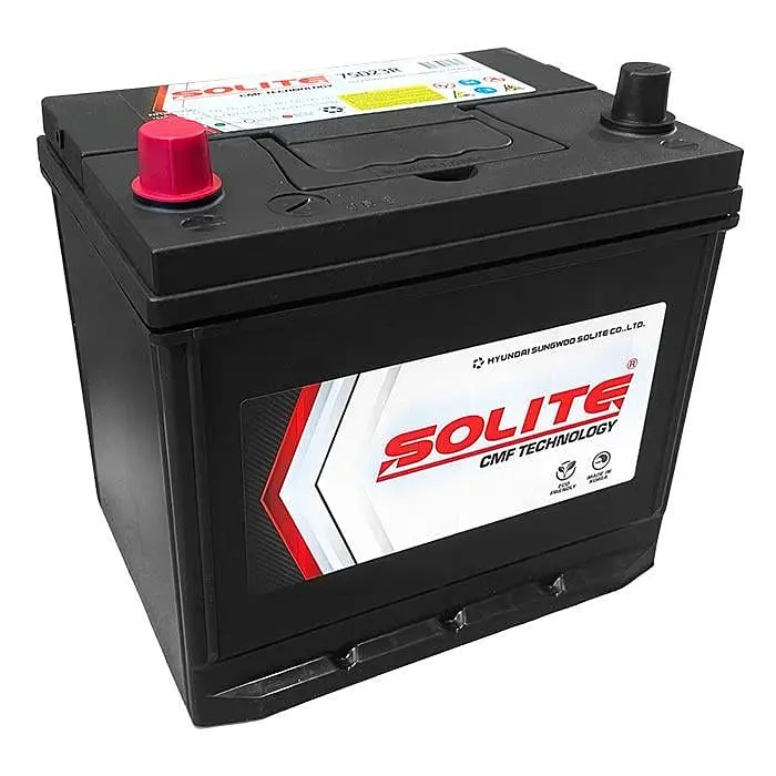Аккумулятор Solite 6СТ-65Ah 75D23R ASIA (+/-) 550CCA 232 x 175 x 225 мм - фото 3