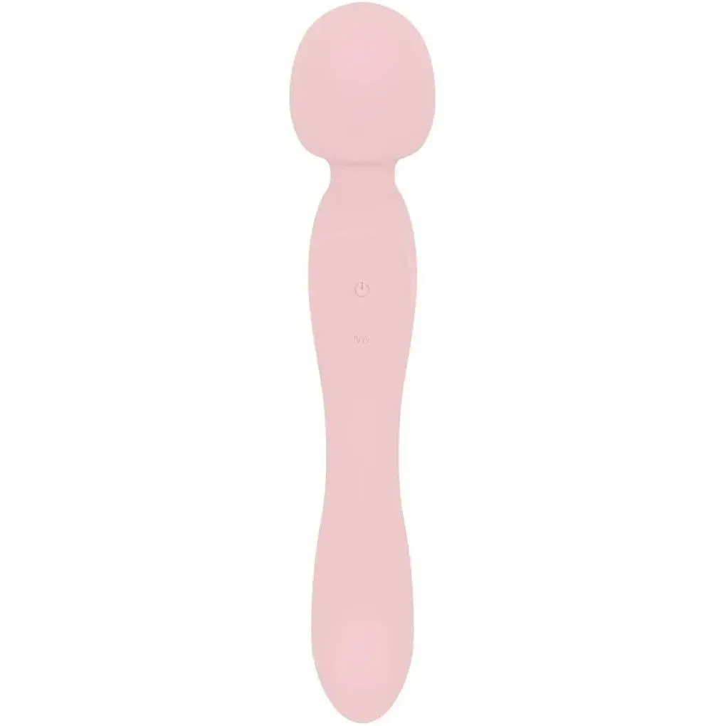 Вібратор Good Vibes Only Simi Double-Sided Wand Vibrator Soft Silicone Pink (SX3076) [152368] - фото 4