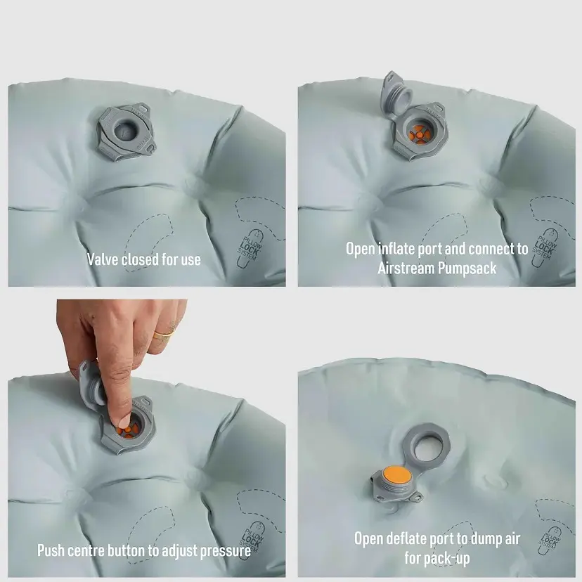 Надувной коврик Sea to Summit Ether Light XR Insulated ASC Mat, Regular Серый - фото 6