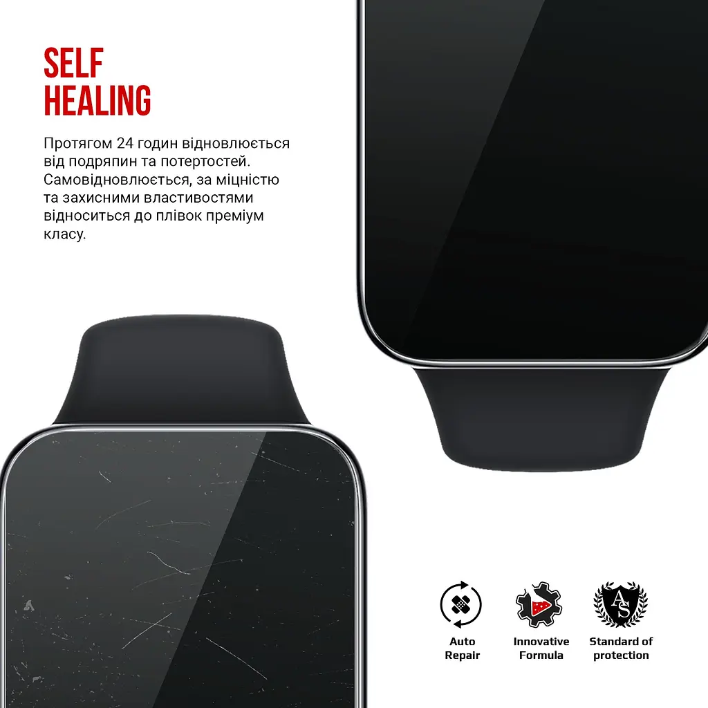 Гідрогелева плівка на годинники ArmorStandart Xiaomi Mi Band 7 Pro захисна плівка для смарт годинників прозора (ARM66466) - фото 3