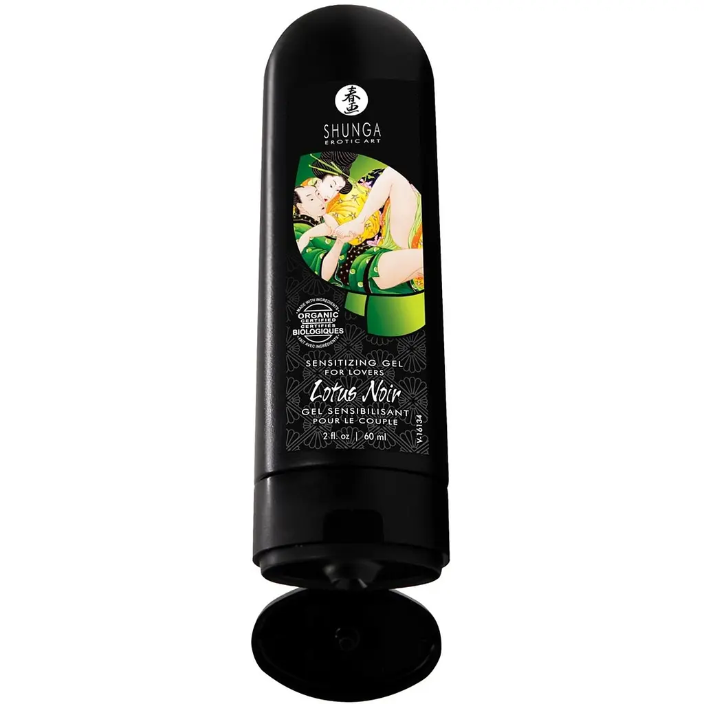 Збуджувальний гель унісекс Shunga Lotus Noir 60 мл - фото 3