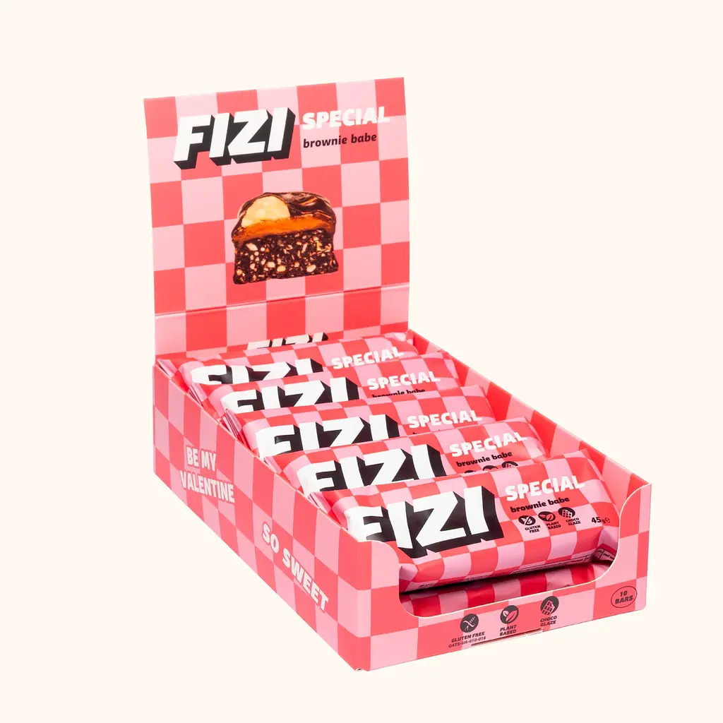 Протеїнові батончики Box Bar — 10 × 45 г Brownie Baby