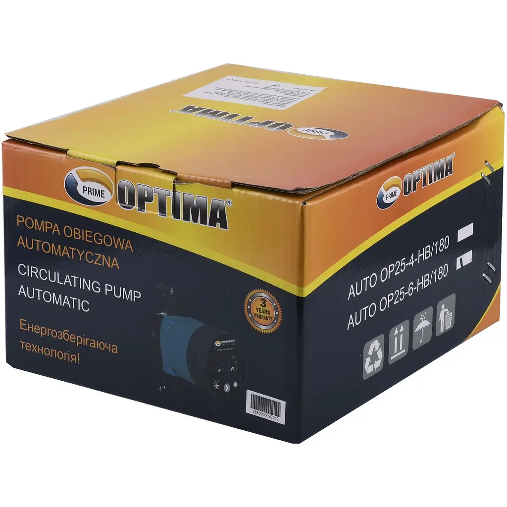 Насос циркуляційний енергоощадний Optima PRIME OP25-60AUTO 180 мм + гайки - фото 5