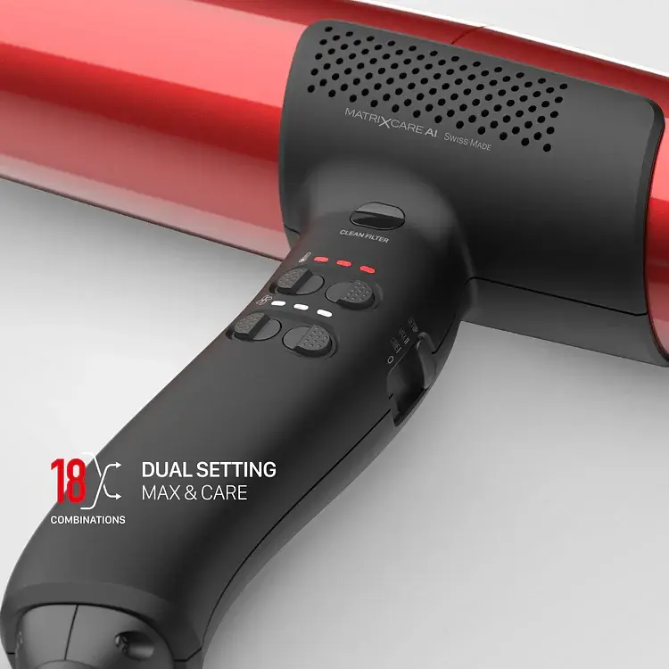 Фен професійний Valera MatrixCare Metallic Red (501.00 MA MR) 55010008 - фото 3