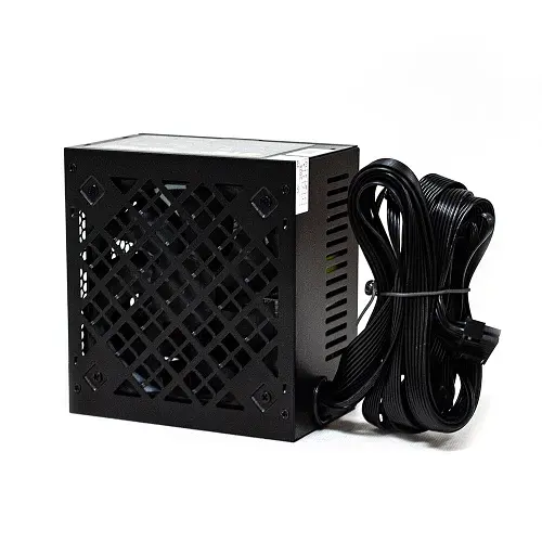 Блок живлення GTL 600 Вт Black, 120 мм, 2xMolex / 3xSATA / 1x6+2-pin / 1x4+4-pin / 1x24-pin, захист SCP / OCP / OVP / UVP, пласкі чорні кабелі збільшеної довжини (GTL-600-120) - фото 3