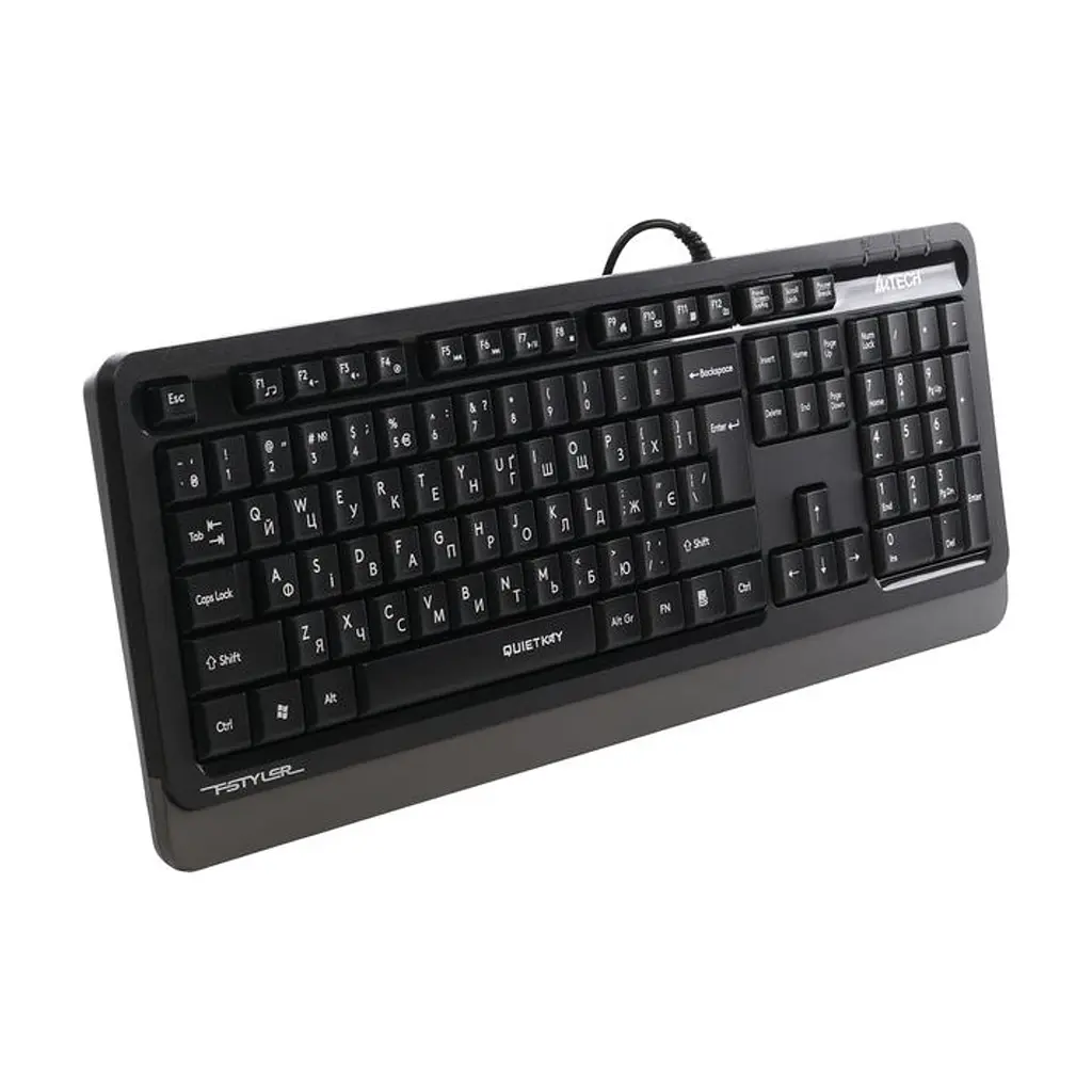 Клавіатура A4Tech FK10Q USB UA Grey (4711421003452) - фото 4