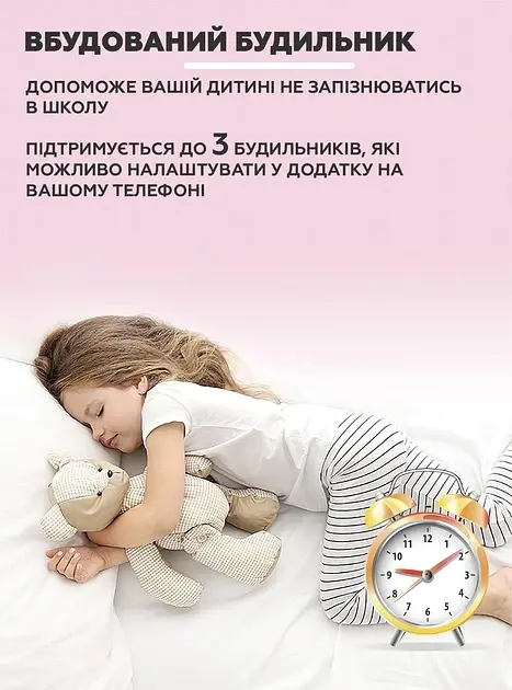 Детские наручные умные часы Smart Baby Watch LT21 с GPS (Розовый) - фото 9