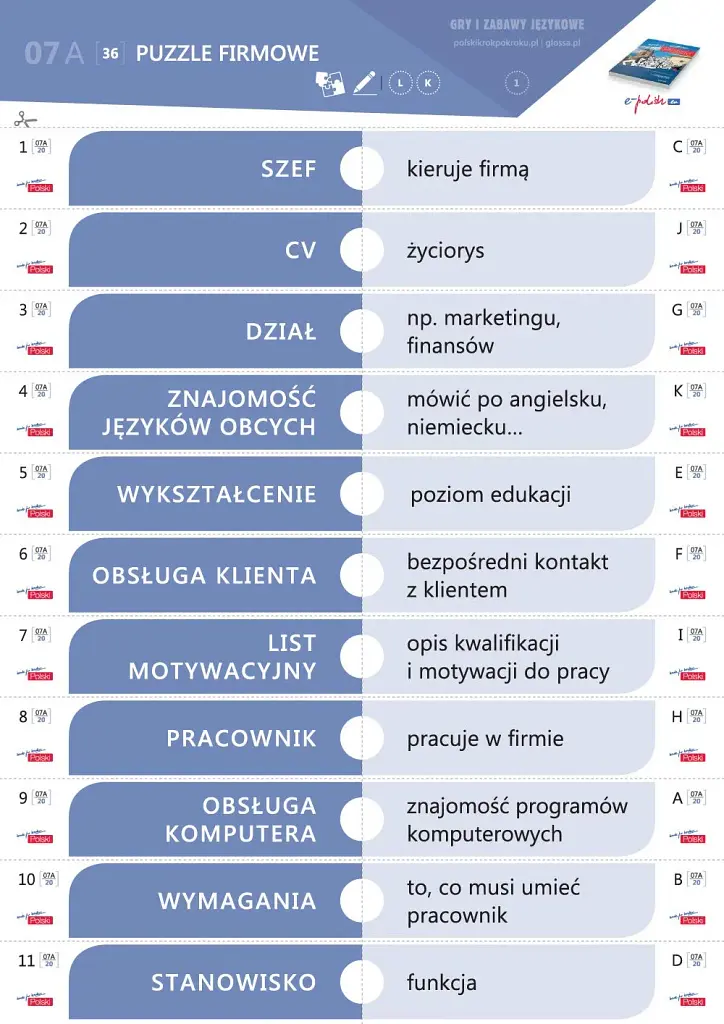 Polski, krok po kroku. Gry i zabawy językowe 2 - фото 10