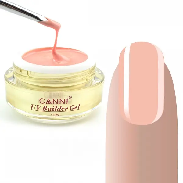 Конструирующий гель Canni 308 Hard Pink 15 мл - фото 2