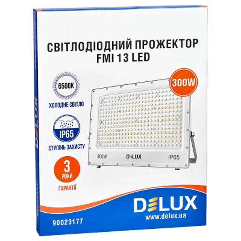 Прожектор Delux FMI 13 LED 300Вт 6500K IP65 (90023177) - фото 3