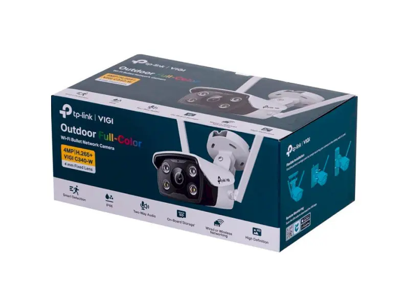 IP-камера відеоспостереження TP-LINK VIGI C340-W 4mm White - фото 4