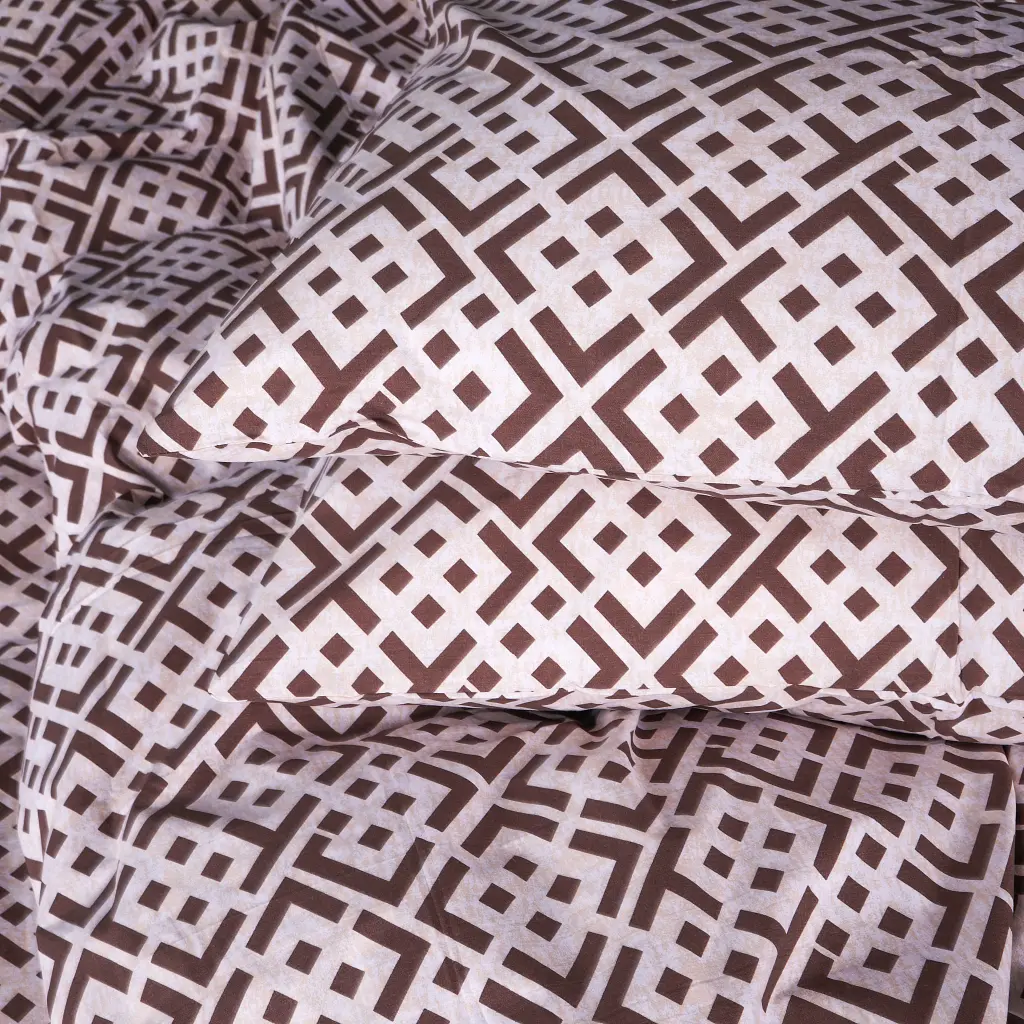 Наволочка Mırson бязь Abstract Brown 70х70 см (2200013165088) - фото 6