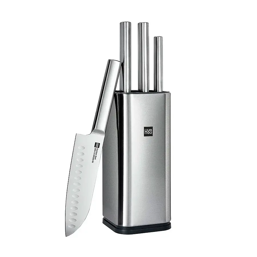 Набір ножів з підставкою Xiaomi HuoHou Stainless Steel (HU0095) 5 предметів