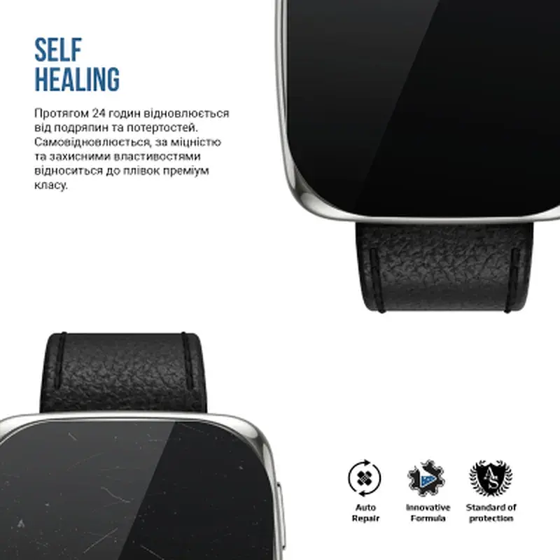 Плівка захисна Armorstandart Matte hydrogel Amazfit Active 2 Square 6 pcs (ARM91946) - фото 3