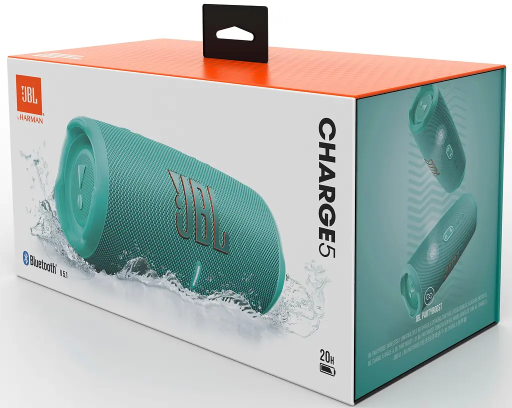Портативная акустика JBL Charge 5 Teal [JBLCHARGE5TEAL] [59484] - фото 8