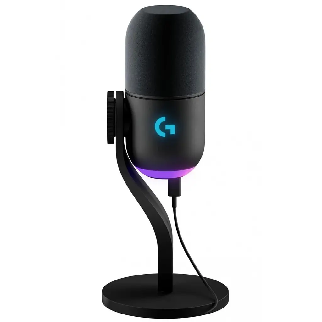 Мiкрофон Logitech Yeti GX Dynamic RGB Gaming Mic with Lightsync Black (988-000569) - фото 6