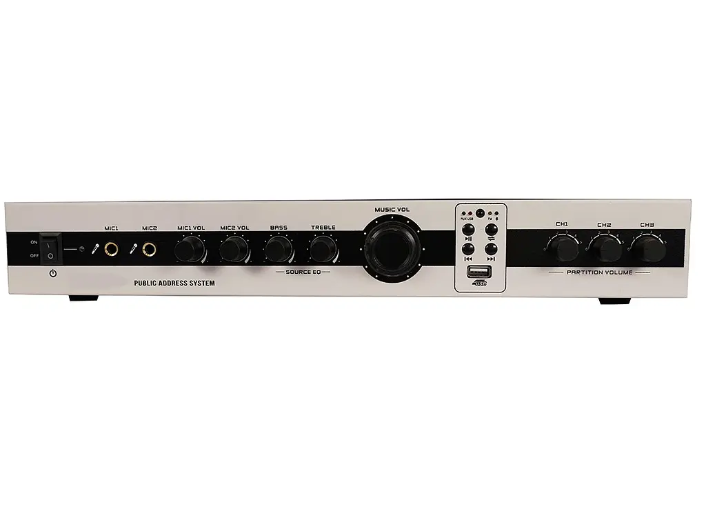 Трансляционный усилитель BiG UNIT150 3zone MP3/FM/BT REMOTE - фото 2