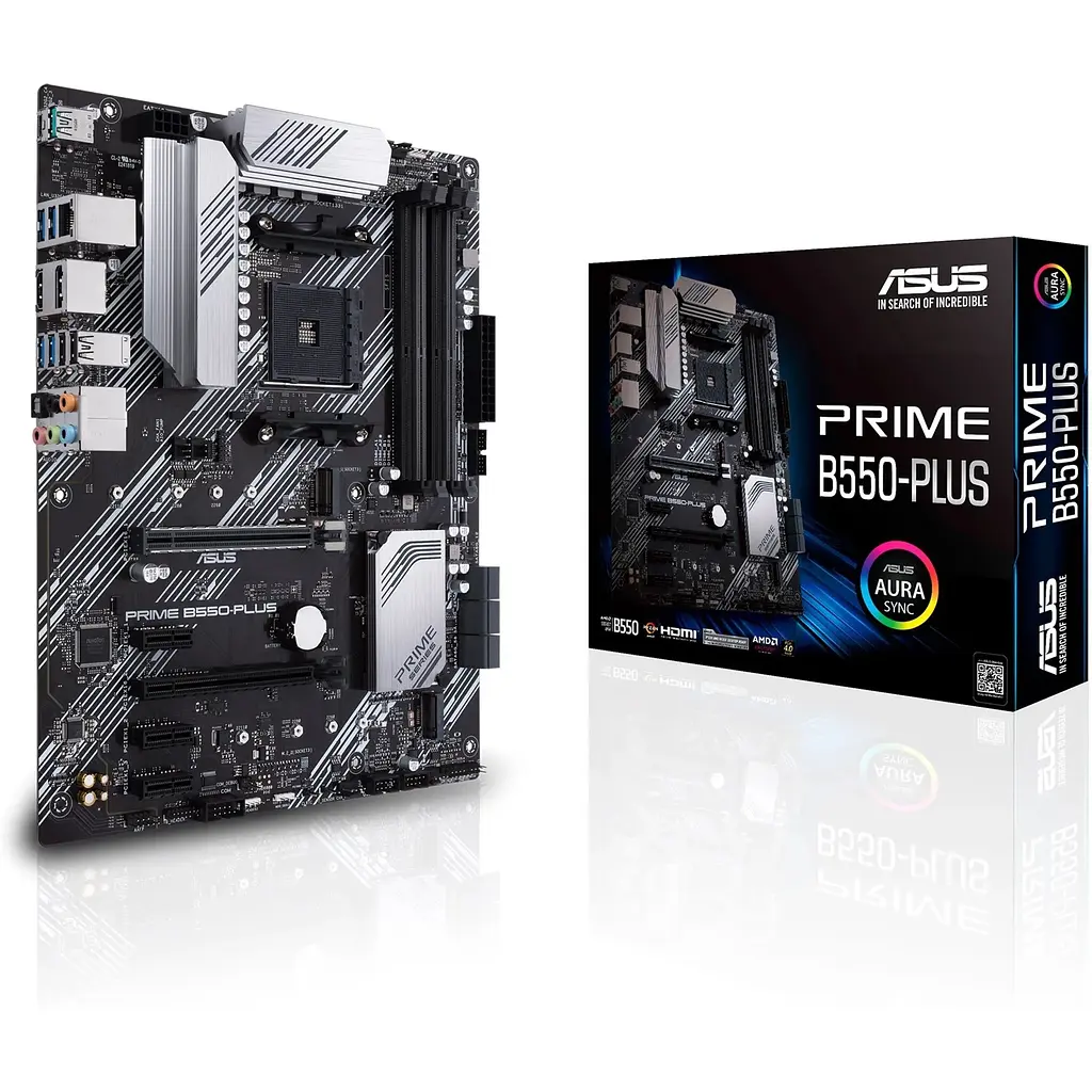 Материнская плата Asus Prime B550-PLUS sAM4 B550 4xDDR4 M.2 HDMI DP ATX - фото 8