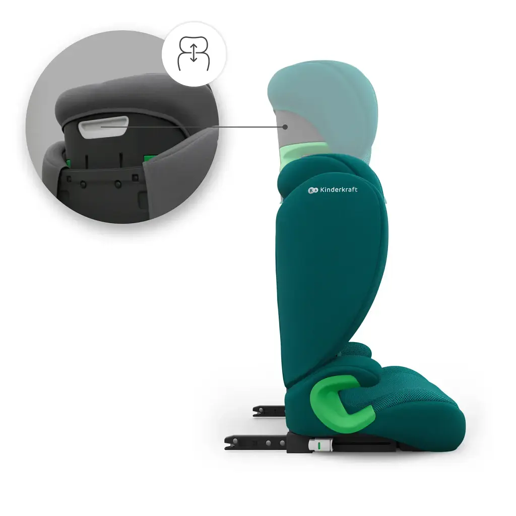 Автокрісло Kinderkraft Junior Fix 2 Plus i-Size Green (KCJUFI20GREPL0N)  - фото 4
