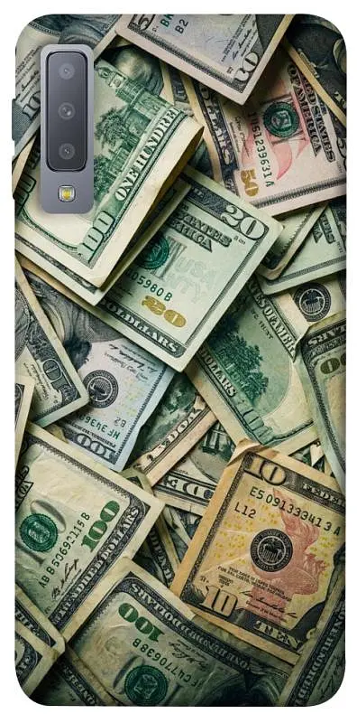 TPU чохол Demsky Dollars для Samsung A750 Galaxy A7 (2018)