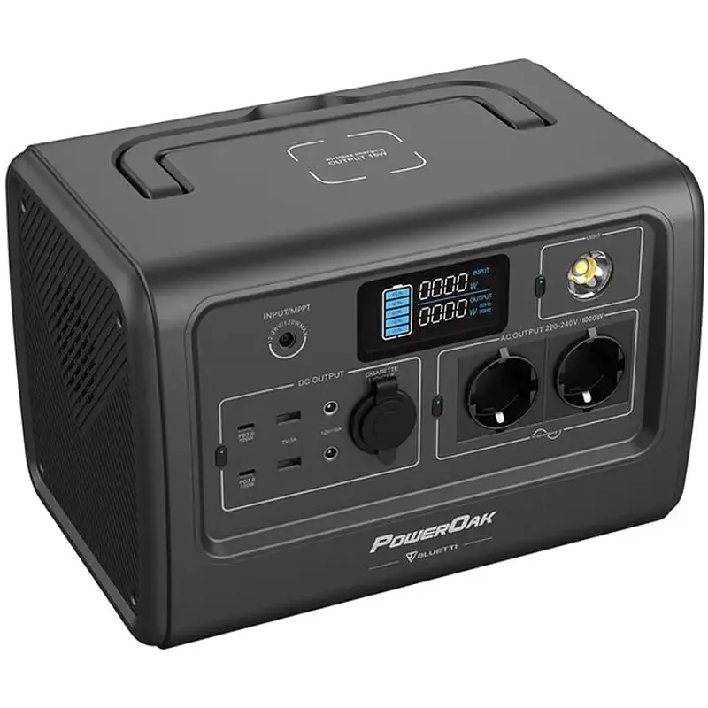 Зарядная станция BLUETTI PowerOak EB70 1000W 716Wh Grey - фото 3