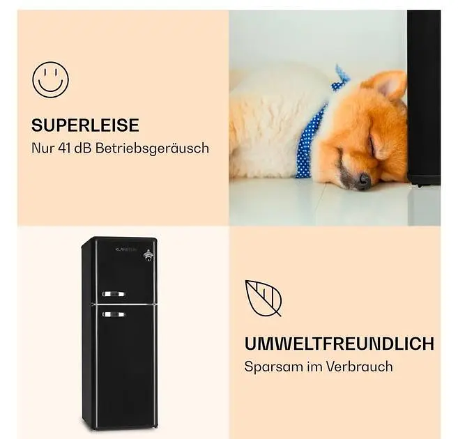 Холодильник с морозильной камерой Klarstein Audrey (10045920) - фото 4