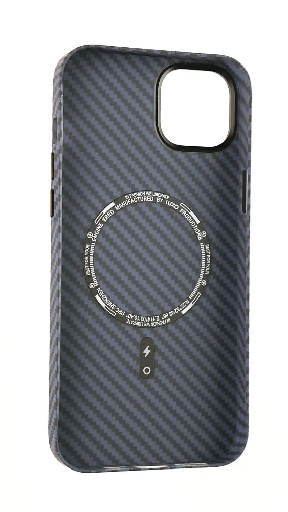 Чохол Luxo Free Air CarBon with MagSafe iPhone 14 PLUS Blue - фото 3