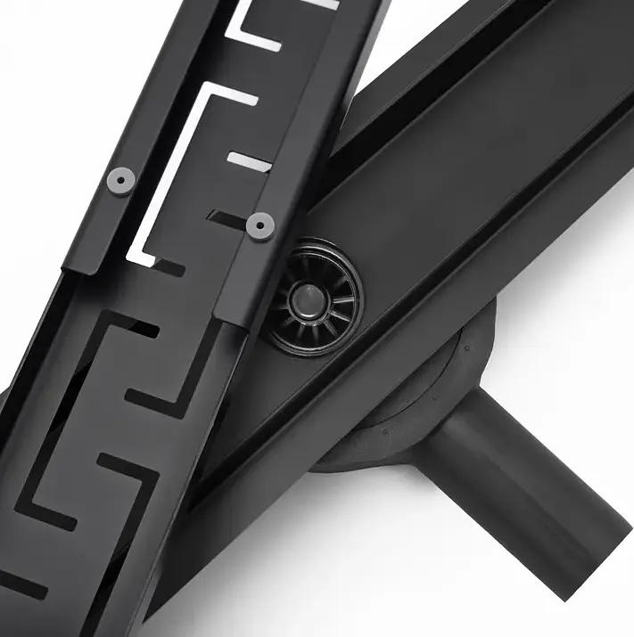 Трап для душу Rea Greek 90 PRO black REA-G8026 - фото 7