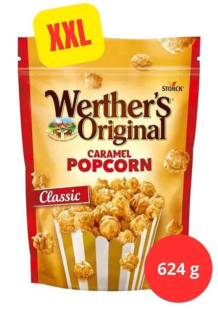 Попкорн Werthers Original Caramel Popcorn Classic карамельный 624 г