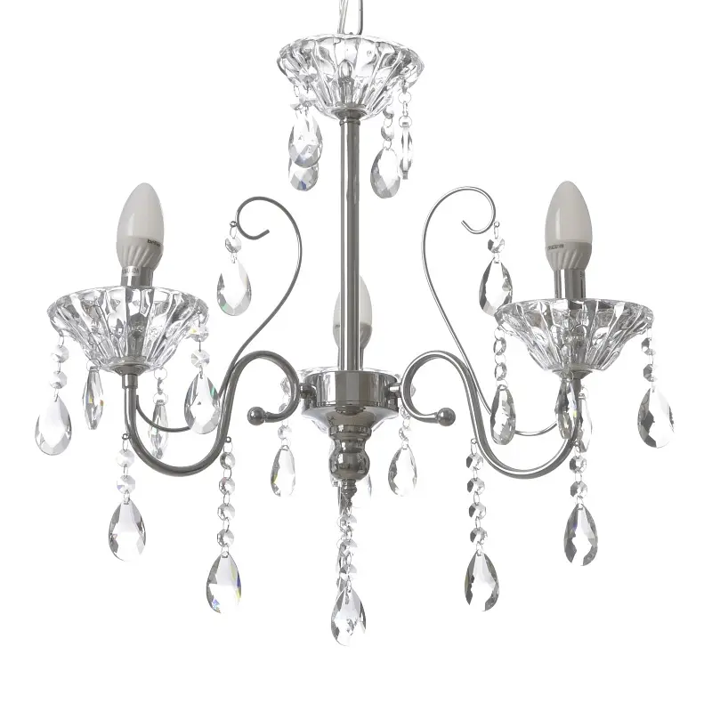 Люстра свеча Brille подвесная хрустальная E14 60W (BCL-655S/3) - фото 6