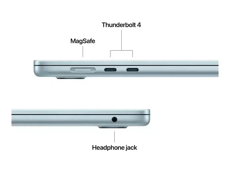 Ноутбук Apple MacBook Air 15 2026 M5 10 core GPU 24GB 1TB Sky Blue (MDVU4) - фото 5