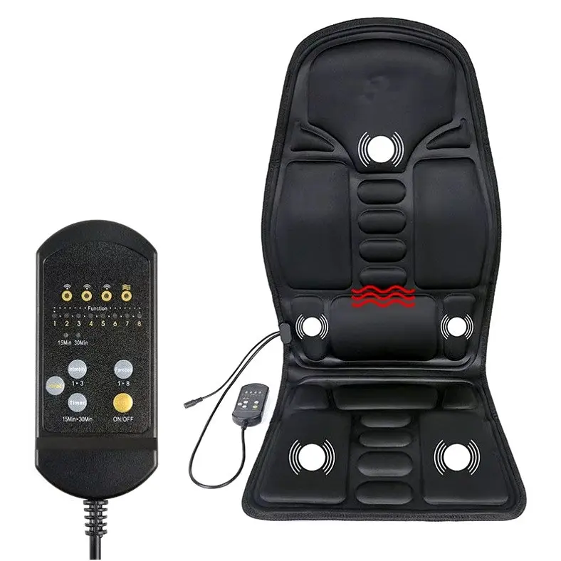 Масажна накидка No Brand Massage Cushion JB-100B з підігрівом 220V Black - фото 2
