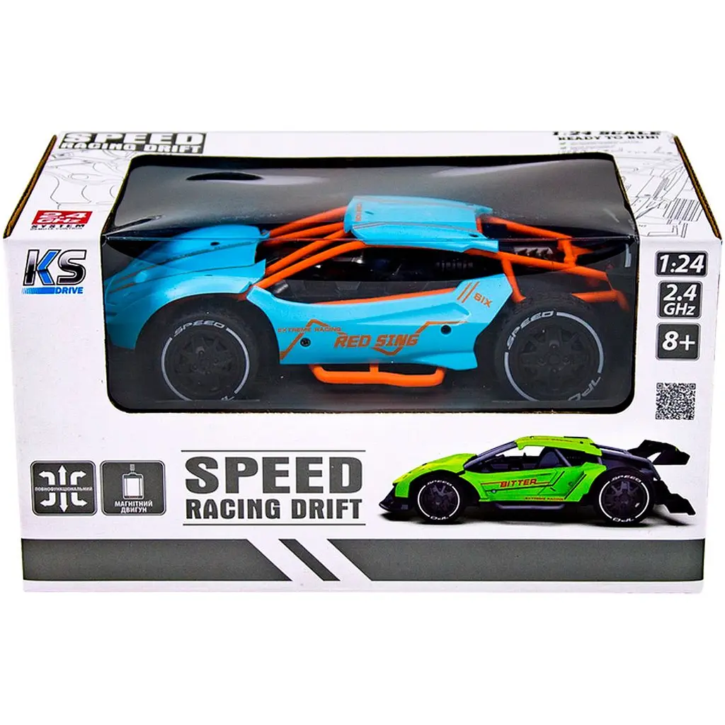 Машинка на радіокеруванні Sulong Toys 1:24 Speed Racing Drift Red Sing Blue (SL-292RHB) [114160] - фото 9