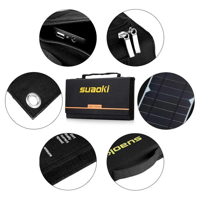 Портативний зарядний пристрій Suaoki сонячна панель Ansun 40w - фото 4