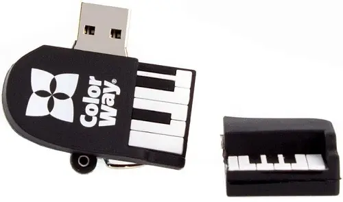 Флеш-накопичувач USB 32Gb "Piano", Black, USB 3.0 (CW-USBPO32) ColorWay teh0029157 - фото 3