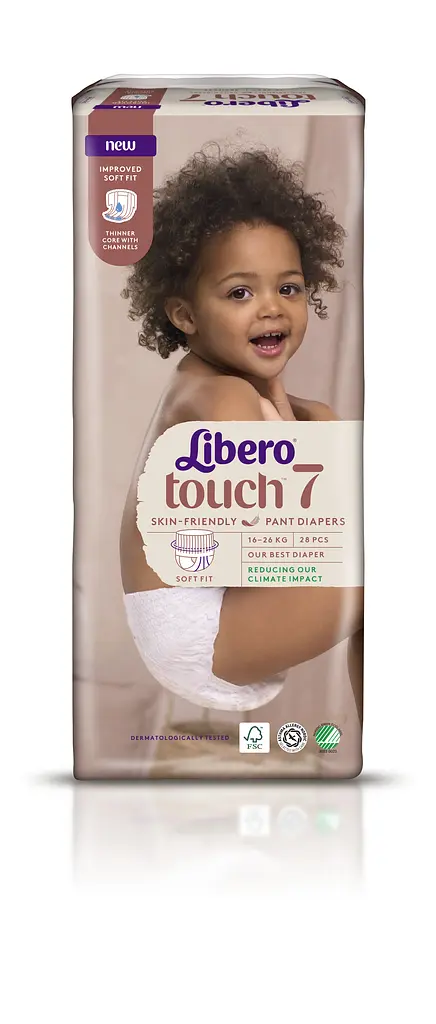 Підгузки-трусики Libero Touch Pants 7 (16-26 кг), 28 шт. - фото 2